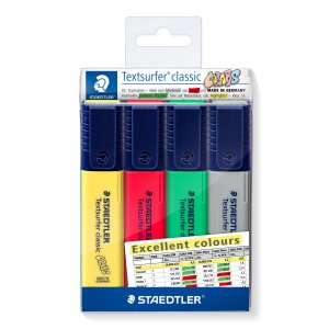 Markierstift Textsurfer Classic Excellent - 4 Stifte Markierstift Textsurfer Classic Excellent - 4 Stifte