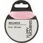 Satinband - hellrot - B20 mm - 6 m