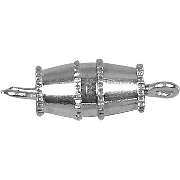 Schraubverschluss - versilbert - 10 Stk