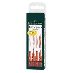 Zeichenstiftset PITT Artist Sanguine - 4 Stifte Zeichenstiftset PITT Artist Sanguine - 4 Stifte