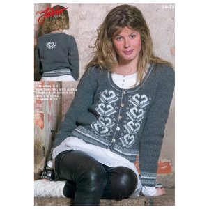 Strickanleitung - Herz-Cardigan Strickanleitung - Herz-Cardigan