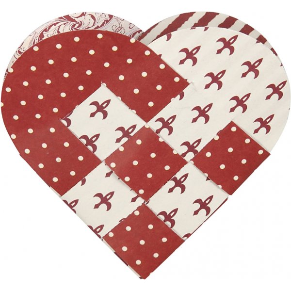 Papierstanzer - Geflochtenes Herz Papierstanzer - Geflochtenes Herz