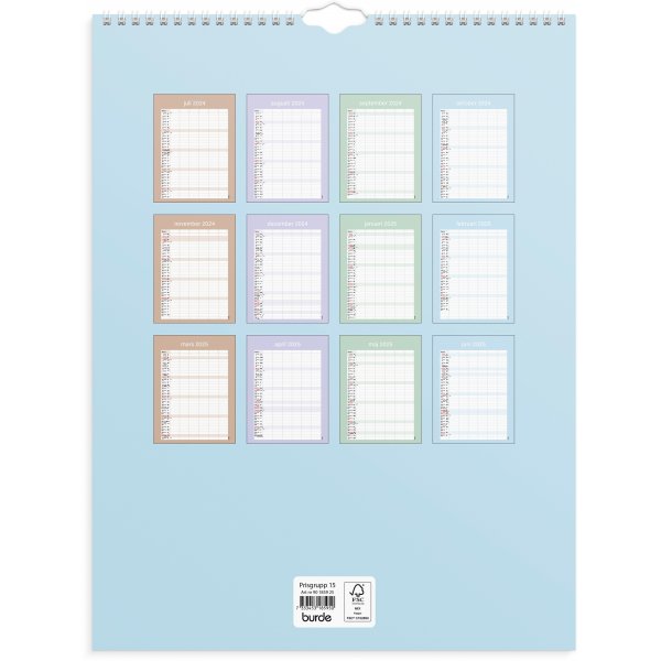 Familienkalender 24/25 - Praktisch Familienkalender 24/25 - Praktisch