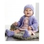 Strickmuster - Strickjacke, Tanktop, Mtze und Socken aus Spitzenstrick