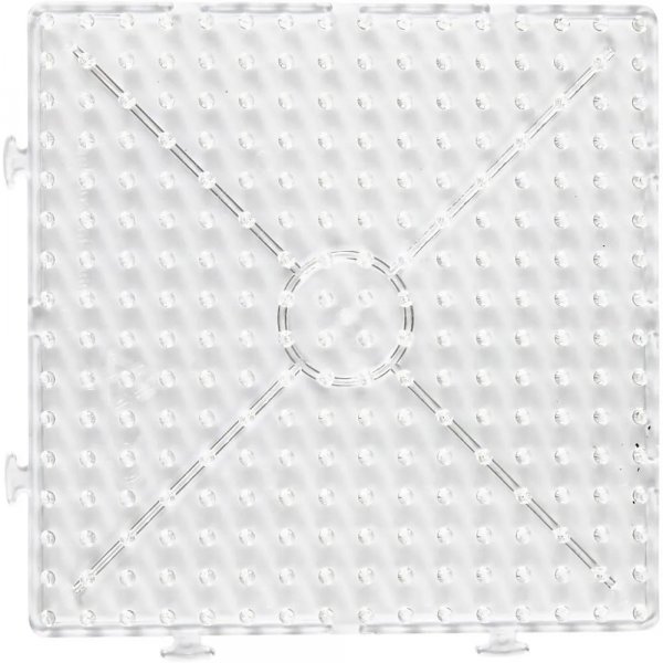 Perlenfliesen - Klar - Quadratisch, montierbar - 15x15 cm - 1 Stk