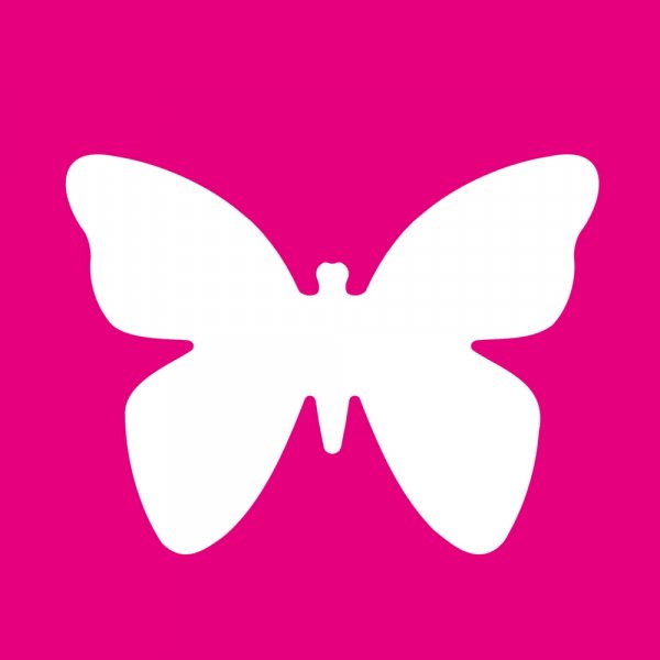 Locher 40mm - Schmetterling