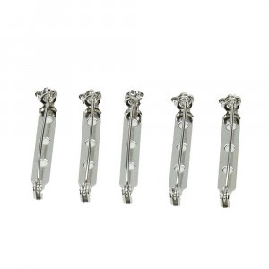 Broschennadel 32 mm - silberfarben 5 Stk. Kugelschleife Broschennadel 32 mm - silberfarben 5 Stk. Kugelschleife