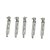 Broschennadel 32 mm - silberfarben 5 Stk. Kugelschleife Broschennadel 32 mm - silberfarben 5 Stk. Kugelschleife