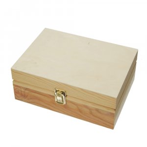 Holzkiste 23,5 x 17 x 9 cm - unbehandelt Holzkiste 23,5 x 17 x 9 cm - unbehandelt