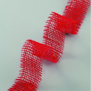 Juteband 40 mm - 25 Meter - Rot Juteband 40 mm - 25 Meter - Rot