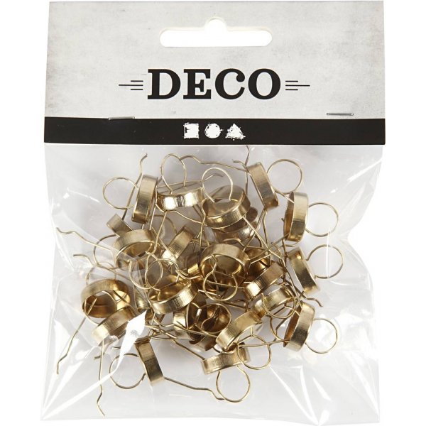 Aufhngehaken - Gold - 25 Stk