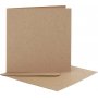 Postkarte mit Umschlag - Natur - 12,5 x 12,5 cm - 10 Stk