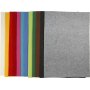 Hobbyfilz - gemischte Farben - 12 Blatt