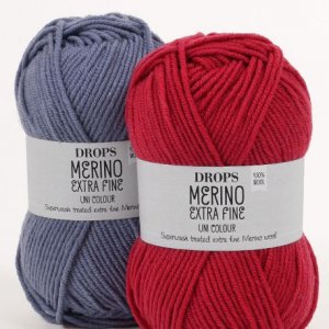 Drops Merino Extra Fine Garn - 50 g (ca. 30 verschiedene Farboptionen) Drops Merino Extra Fine Garn - 50 g (ca. 30 verschiedene Farboptionen)