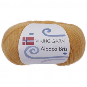 Wikingergarn Alpaka Bris 50g - Gelborange (345) Wikingergarn Alpaka Bris 50g - Gelborange (345)