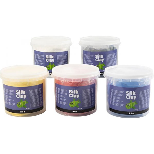 Silk Clay - Primrfarben - 6 x 650 g