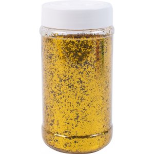 Glitzer streut grobes Gold Glitzer streut grobes Gold