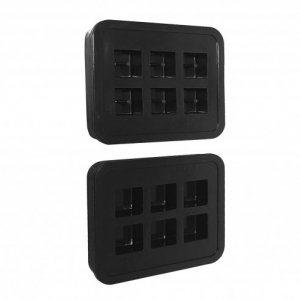 Modellierform - Pebeo - 6 x 2 quadratische Formen Modellierform - Pebeo - 6 x 2 quadratische Formen