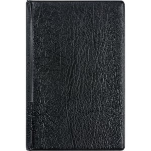 Ringbuch mit Register - 9x15 cm 6 Ringe - schwarz Ringbuch mit Register - 9x15 cm 6 Ringe - schwarz