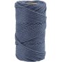 Makrameegarn - Blau - 4 mm - 55 m