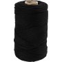 Makramee-Garn - Schwarz - 2 mm - 198 m