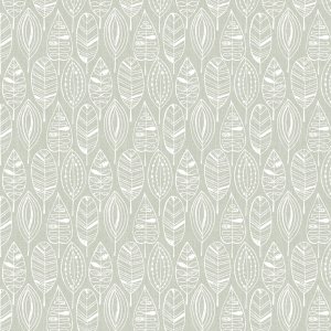 Wachstuch mit Blattmotiv - Grün Wachstuch mit Blattmotiv - Grün