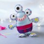 Mini DIY Kit Nhen, gemischte Farben, Filzmonster