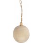 Weihnachtskugel aus Holz mit Aufhngung - 6,4 cm