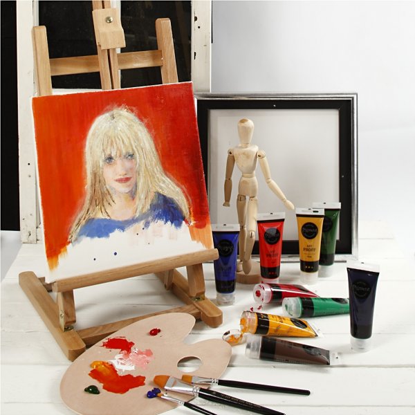 Tischstaffelei mit verstellbarem Winkel