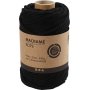 Makrameegarn - Schwarz - 4 mm - 55 m
