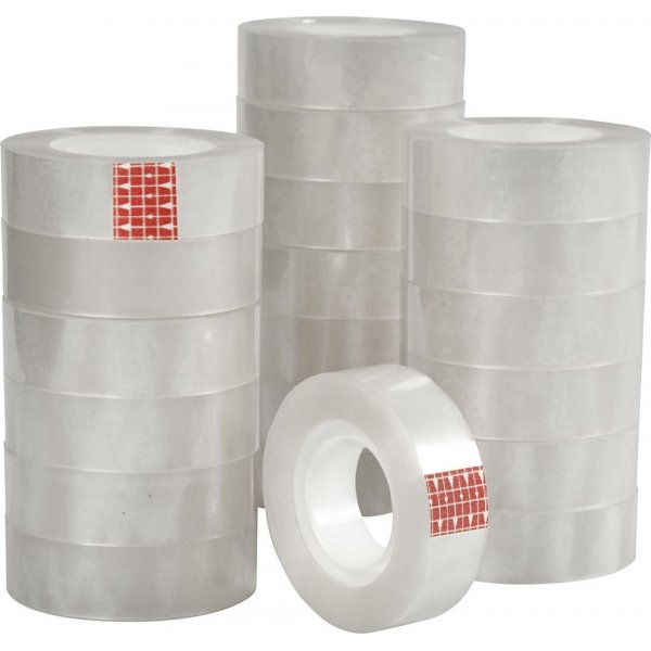 Broklebeband - transparent - 20 x 33 m - 20er-Pack