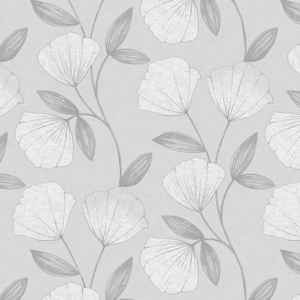 Wachstuch PVC Shell - Grau