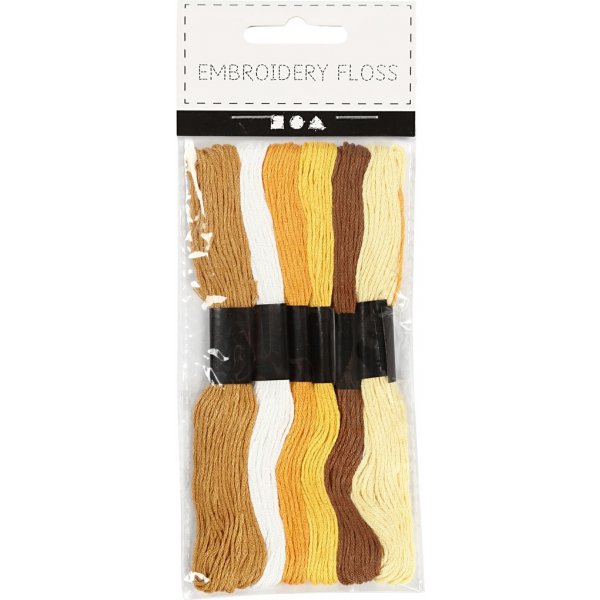 Harmoni Stickgarn - golden - 6 Bündel Harmoni Stickgarn - golden - 6 Bündel