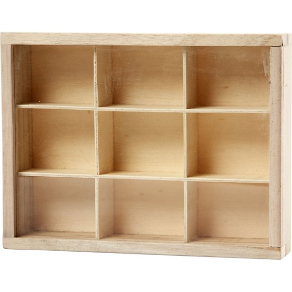 Box mit Fchern und Schutzdeckel