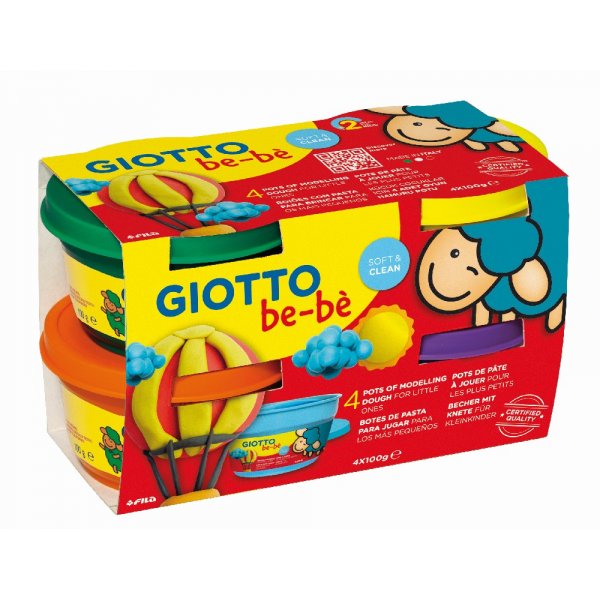 Modell Giotto be-b 4er-Pack - Grn/Orange/Gelb/Lila