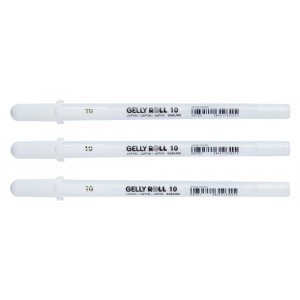 Gelstifte Sakura Gelly Roll - 3 Stifte (Weiß 10) Gelstifte Sakura Gelly Roll - 3 Stifte (Weiß 10)