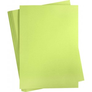 Farbiger Karton - hellgrün - A2 - 180 g - 100 Blatt Farbiger Karton - hellgrün - A2 - 180 g - 100 Blatt