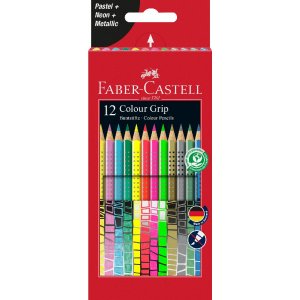 Buntstifte Grip 2001 Pastell/Neon/Metallic - 12 Stifte Buntstifte Grip 2001 Pastell/Neon/Metallic - 12 Stifte