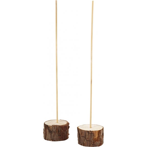 Holzfe mit dazugehrigem Stock