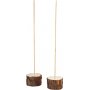 Holzfe mit dazugehrigem Stock