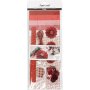 Kreativset - Scherenschnitt - Rot - Creme