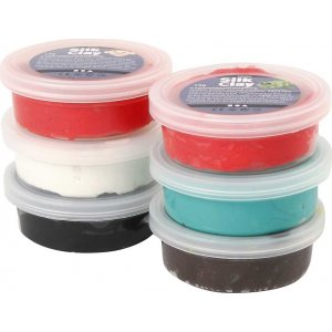 Silk Clay® - Weihnachtsfarben - 6 x 14 g Silk Clay® - Weihnachtsfarben - 6 x 14 g
