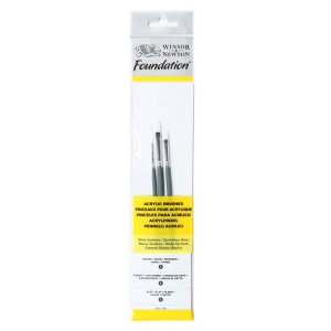 Synthetisches Pinselset W&N Foundation Acrylic - Nr. 3 Synthetisches Pinselset W&N Foundation Acrylic - Nr. 3