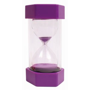 Große Sanduhr 15 Min. - Lila Große Sanduhr 15 Min. - Lila