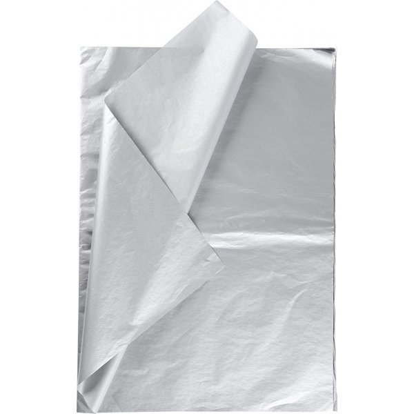 Seidenpapier - Silber - 50 x 70 cm - 14 g - 6 Blatt Seidenpapier - Silber - 50 x 70 cm - 14 g - 6 Blatt