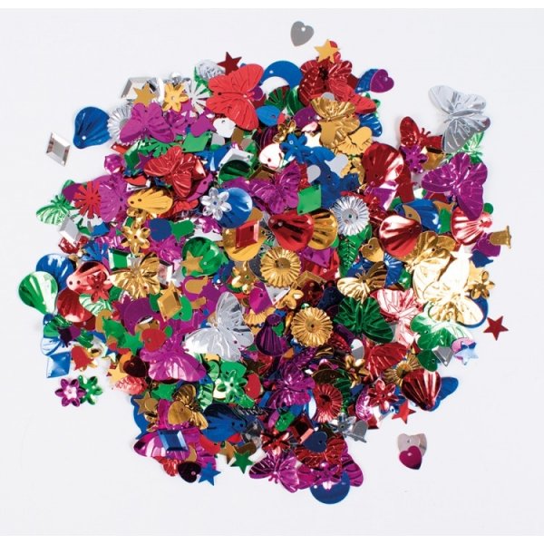 Paillettenmischung Naturmotiv - 250 Gramm
