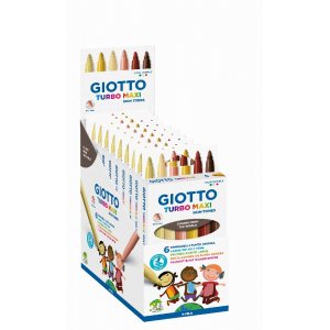 Markierstifte Giotto Turbo Maxi Hautfarben - 6er-Pack Markierstifte Giotto Turbo Maxi Hautfarben - 6er-Pack