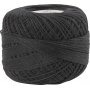 Mercerisiertes Baumwollgarn - Schwarz - 20 g