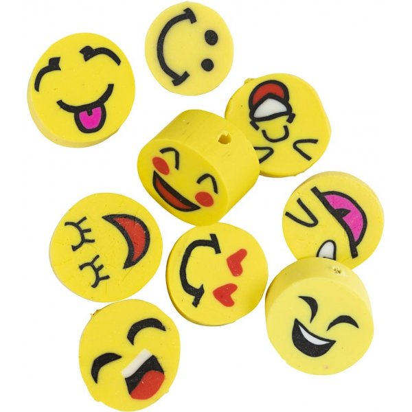 Figurenperlen - Smiley - 200 Stk