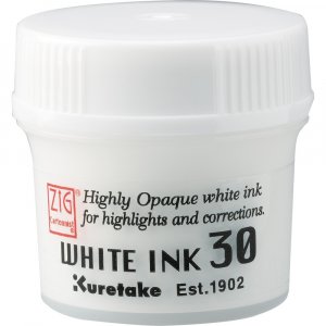 Tinte 30 ml - Weiß (Korrektur) Tinte 30 ml - Weiß (Korrektur)